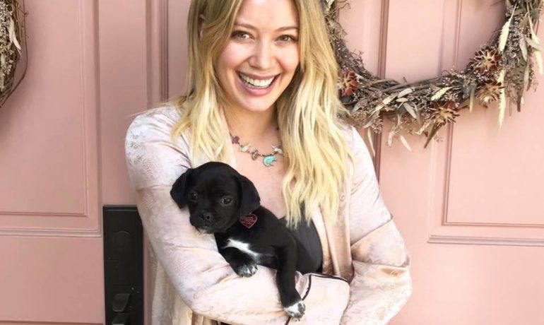 Hilary Duff adopta a un perro que nadie quería