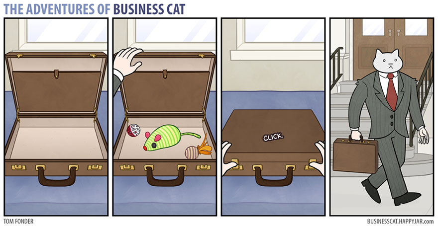 the adventures of business cat