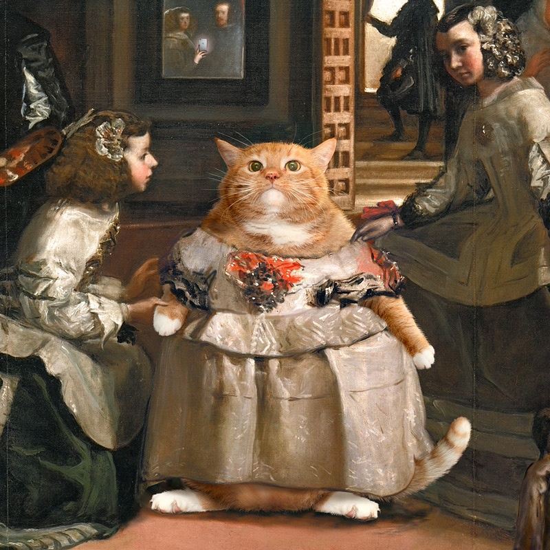 Fat Cat Art, cuadros famosos mejorados por un gato