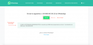con wakyma vets puedes enviar recordatorios por whatsapp
